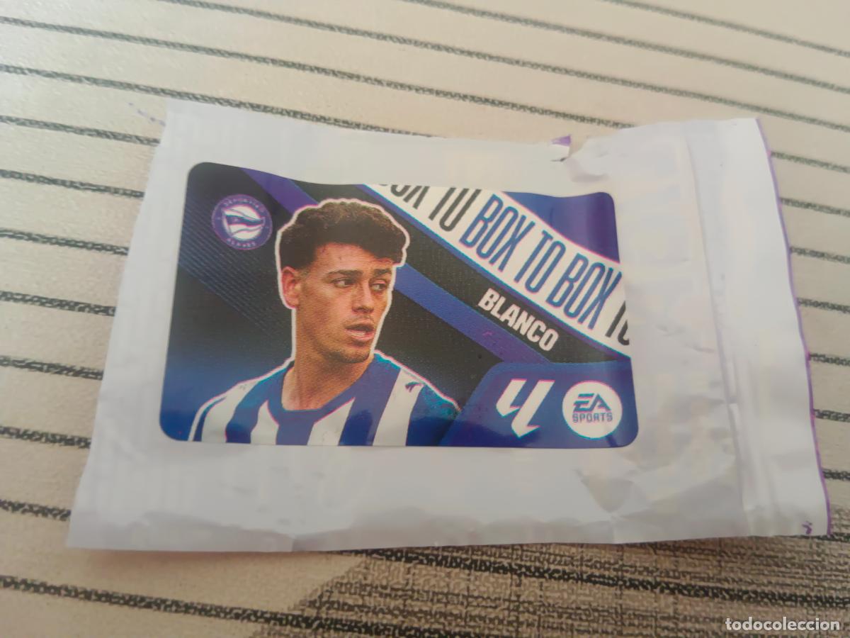 Cromos de f&uacute;tbol: TEMPORADA 2026 2027 26 27 CHICLE BOX TO BOX BLANCO ALAVES ESTE