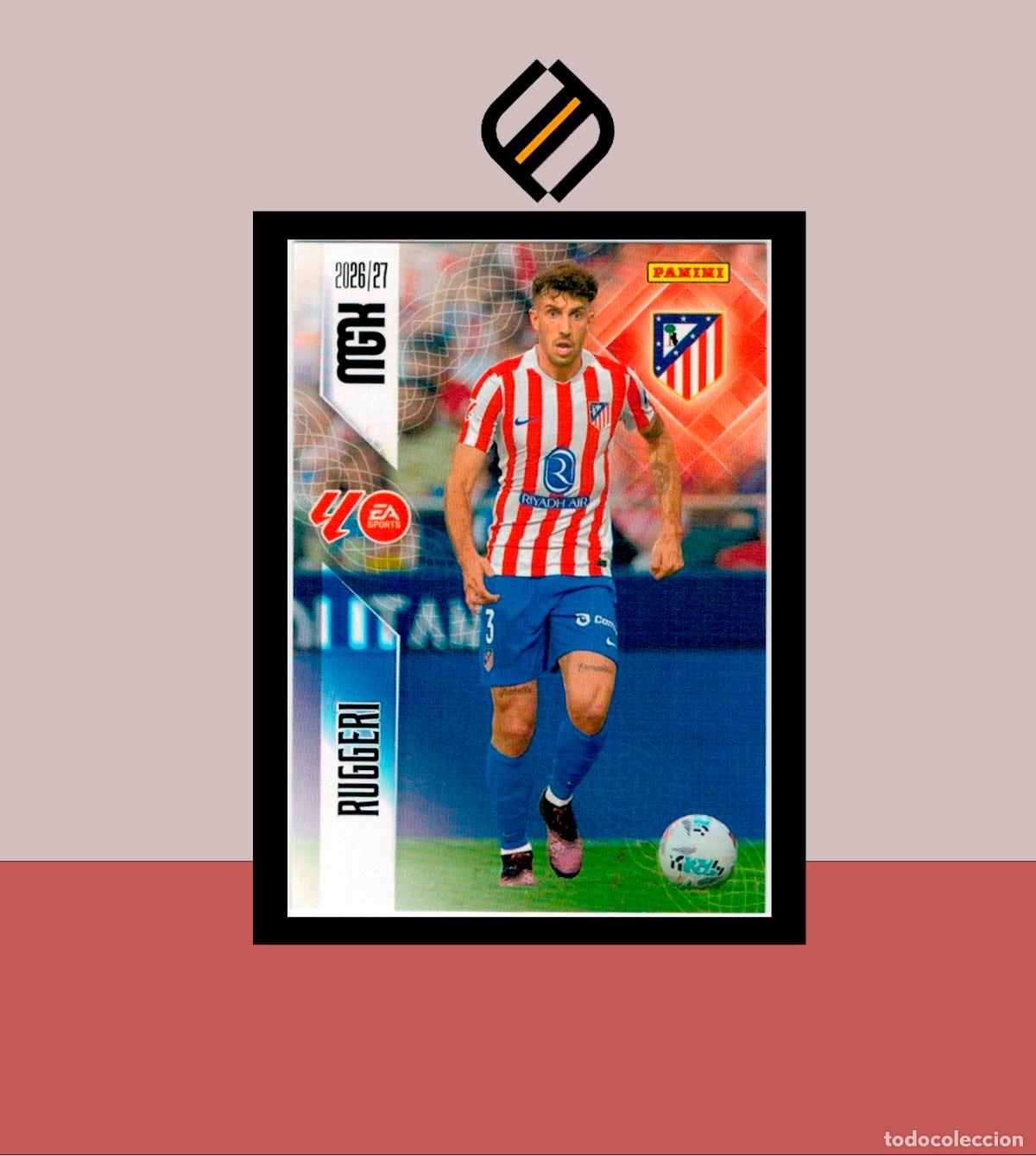 Cromos de f&uacute;tbol: MEGACRACKS 2026 2027 26 27 PANINI N&ordm; 63 RUGGERI ATL&Eacute;TICO MADRID COLECCI&Oacute;N ALB&Uacute;M MGK