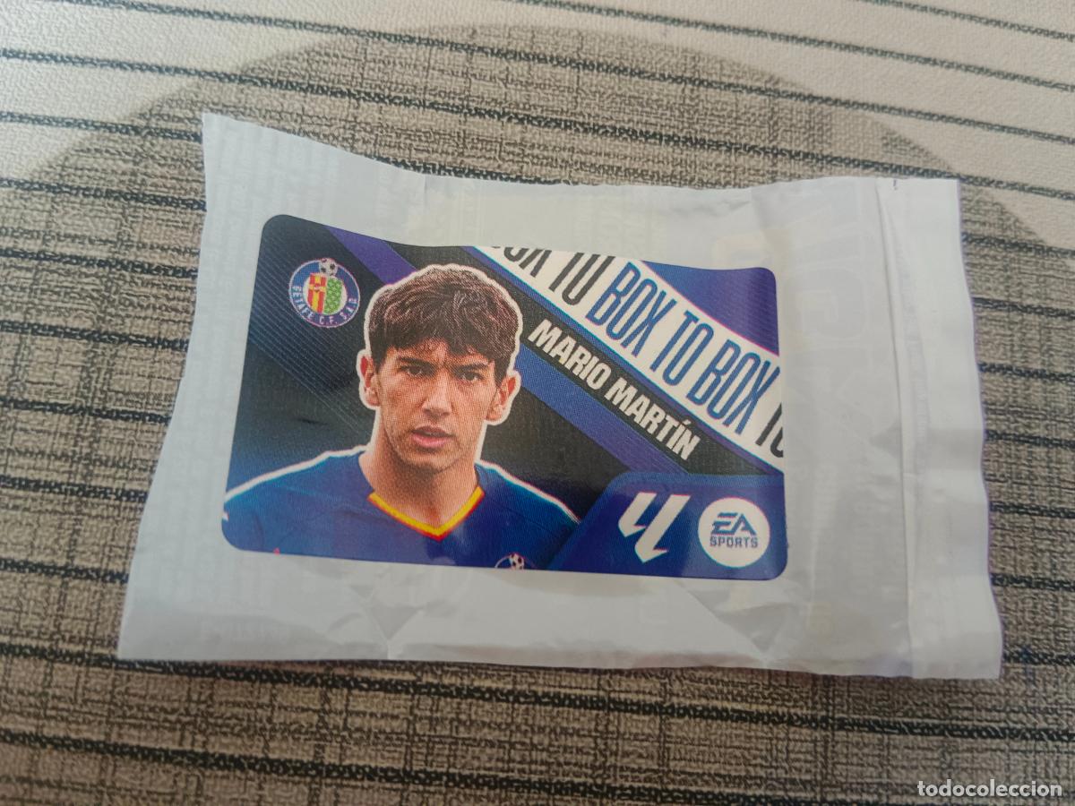 Cromos de f&uacute;tbol: TEMPORADA 2026 2027 26 27 CHICLE BOX TO BOX MARIO MARTIN GETAFE ESTE