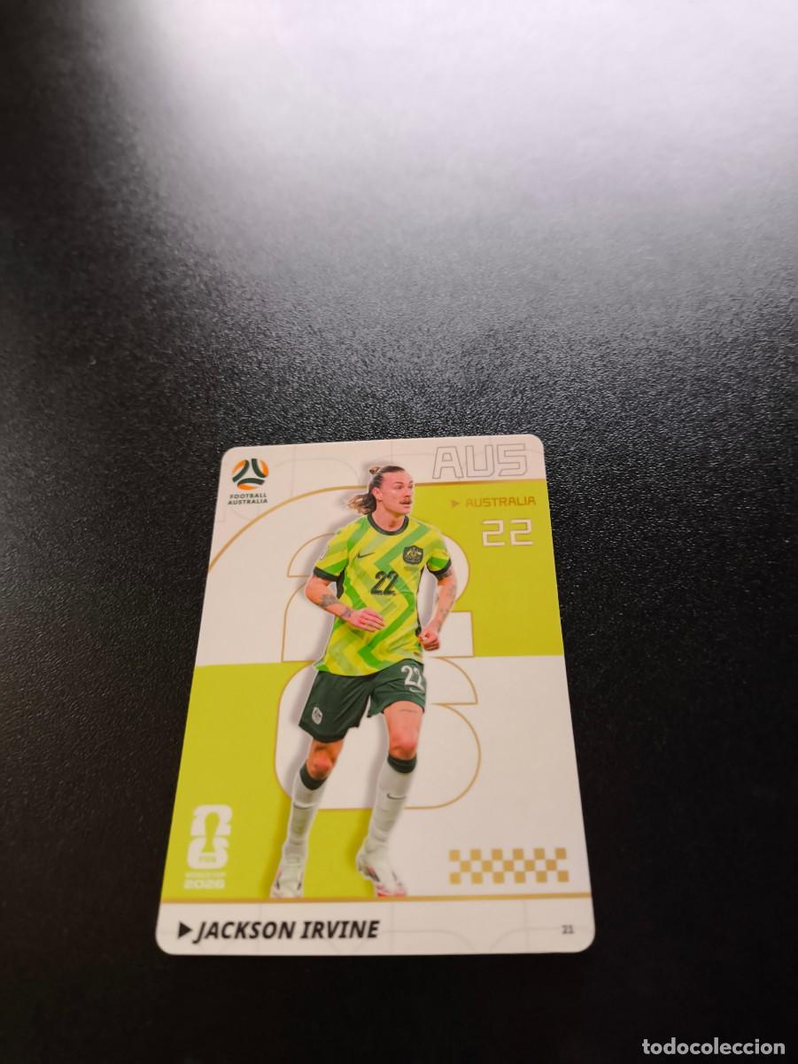 Cromos de f&uacute;tbol: 21 Jackson Irvine AUSTRALIA PANINI KAYOU FIFA WORLD CUP MUNDIAL 2026 NO LIGA ESTE MEGACRACKS