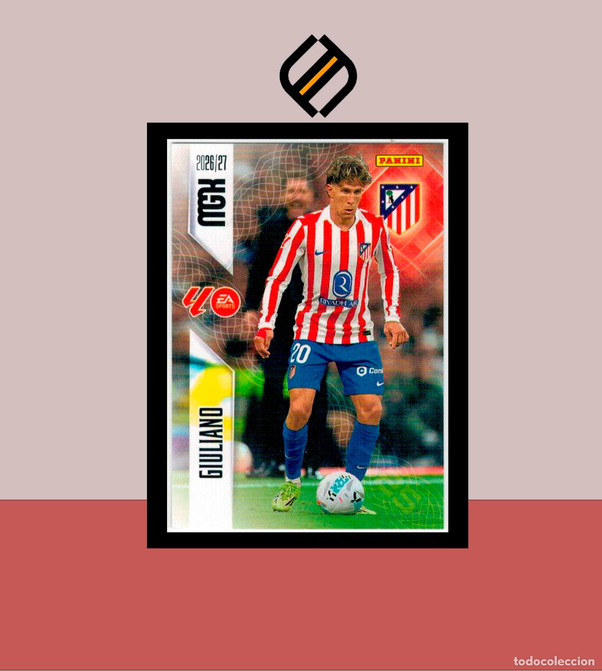 Cromos de f&uacute;tbol: MEGACRACKS 2026 2027 26 27 PANINI N&ordm; 69 GIULIANO ATL&Eacute;TICO MADRID COLECCI&Oacute;N ALB&Uacute;M MGK