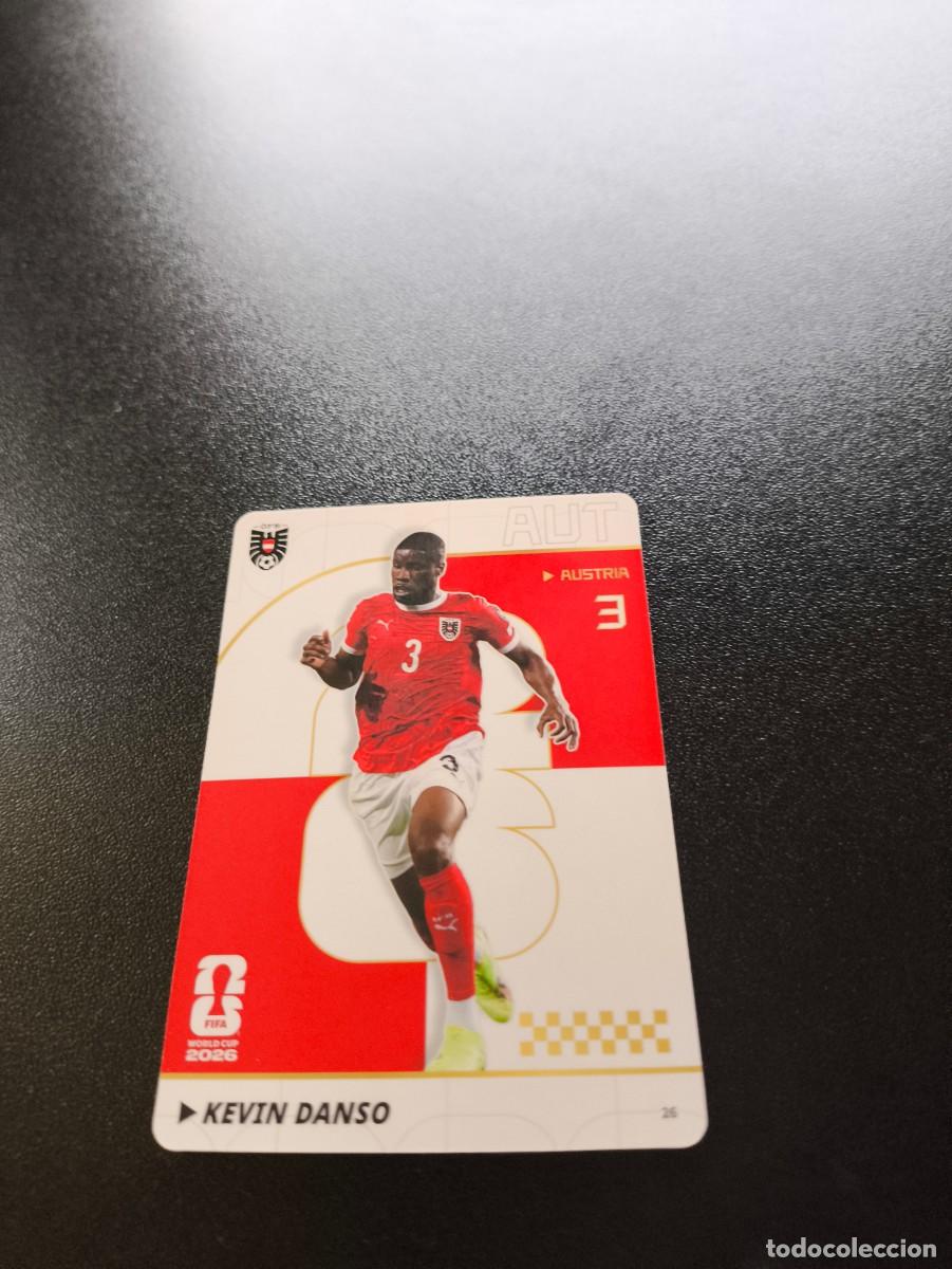 Cromos de f&uacute;tbol: 26 Kevin Danso AUSTRIA PANINI KAYOU FIFA WORLD CUP MUNDIAL 2026 NO LIGA ESTE MEGACRACKS