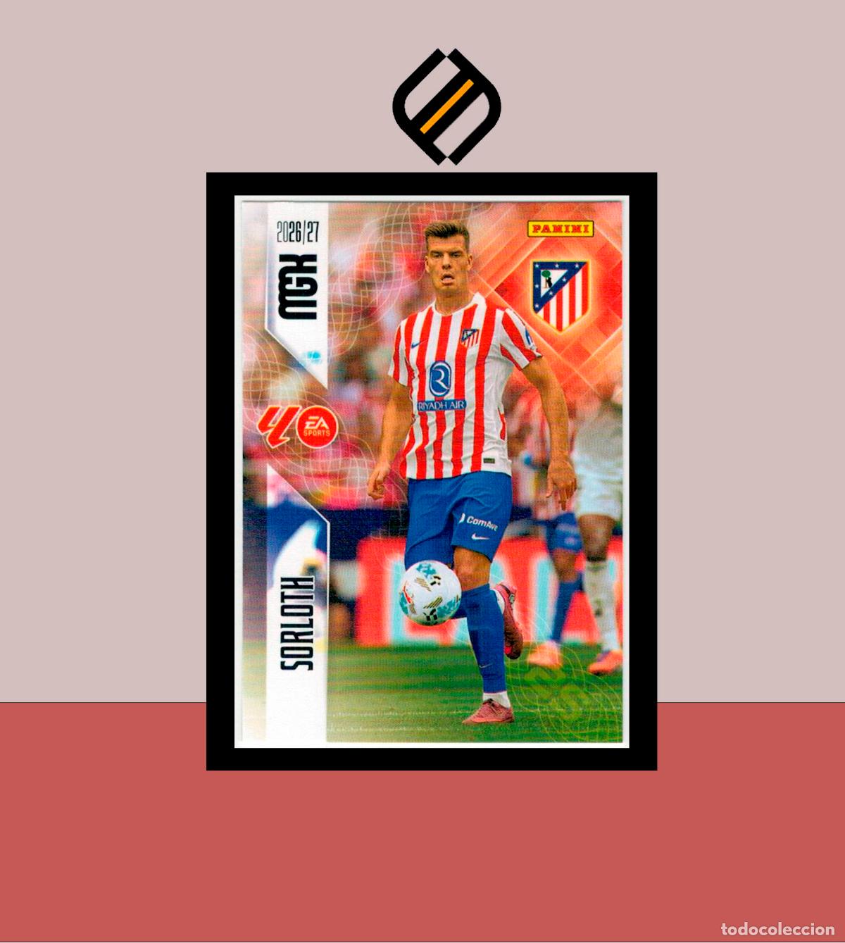 Cromos de f&uacute;tbol: MEGACRACKS 2026 2027 26 27 PANINI N&ordm; 72 SORLOTH ATL&Eacute;TICO MADRID COLECCI&Oacute;N ALB&Uacute;M MGK