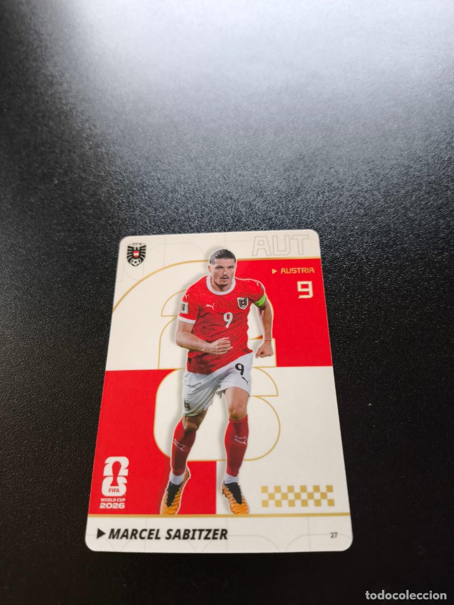Cromos de f&uacute;tbol: 27 Marcel Sabitzer AUSTRIA PANINI KAYOU FIFA WORLD CUP MUNDIAL 2026 NO LIGA ESTE MEGACRACKS