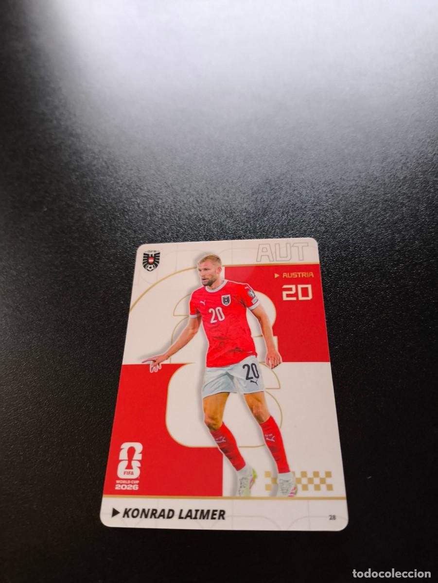 Cromos de f&uacute;tbol: 28 Konrad Laimer AUSTRIA PANINI KAYOU FIFA WORLD CUP MUNDIAL 2026 NO LIGA ESTE MEGACRACKS
