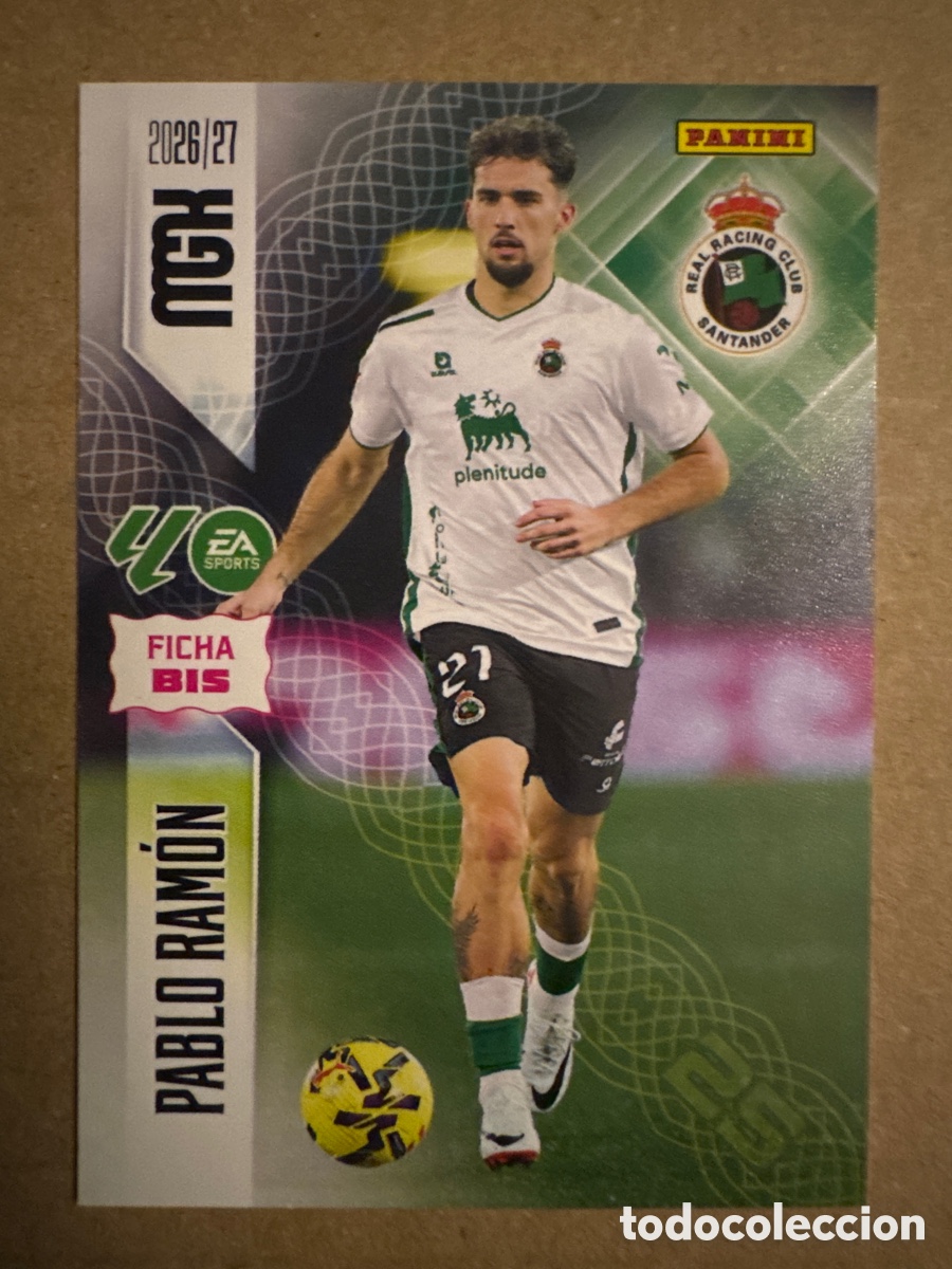 Cromos de f&uacute;tbol: # BIS 275 Pablo Ram&oacute;n Racing Santander Megacracks 26 27 2026 2027 2 Segunda 2a 2&ordf; Edici&oacute;n