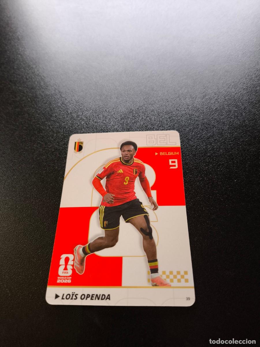 Cartes &agrave; collectionner de Football: 39 Lo&iuml;s Openda BELGIUM PANINI KAYOU FIFA WORLD CUP MUNDIAL 2026 NO LIGA ESTE MEGACRACKS
