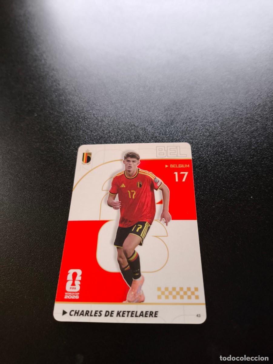 Cromos de f&uacute;tbol: 43 Charles De Ketelaere BELGIUM PANINI KAYOU FIFA WORLD CUP MUNDIAL 2026 NO LIGA ESTE MEGACRACKS