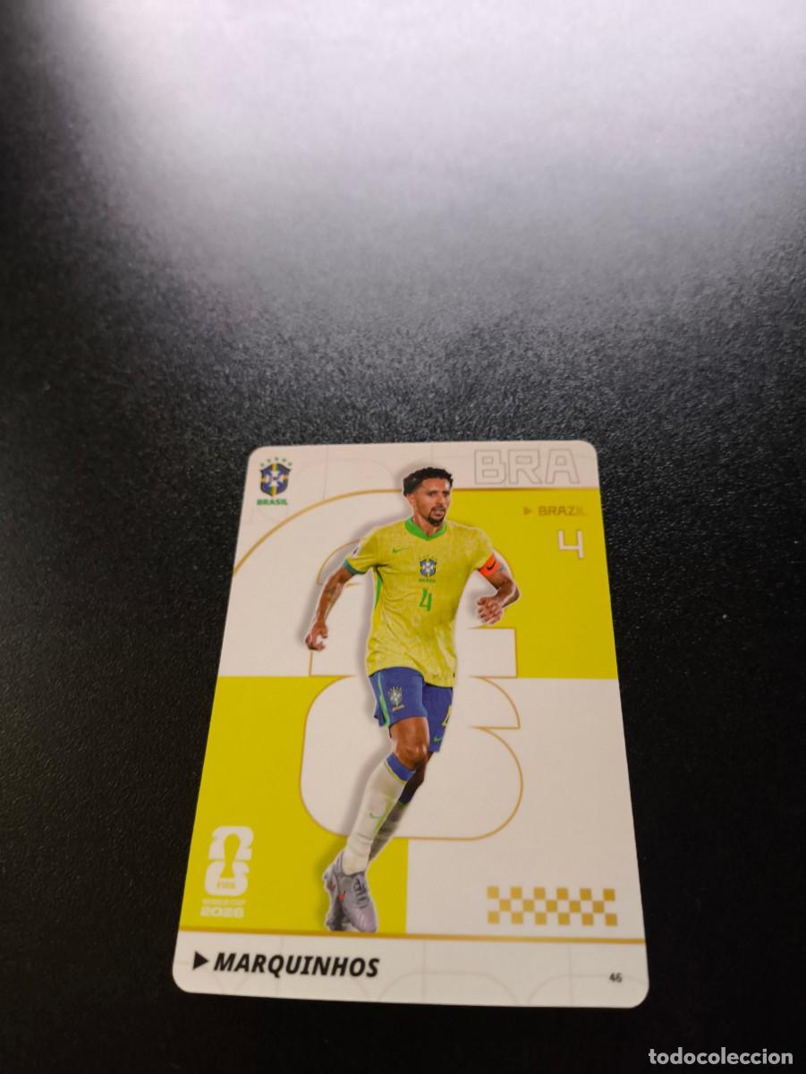 Cromos de f&uacute;tbol: 45 Marquinhos BRASIL BRAZIL PSG PANINI KAYOU FIFA WORLD CUP MUNDIAL 2026 NO LIGA ESTE MEGACRACKS