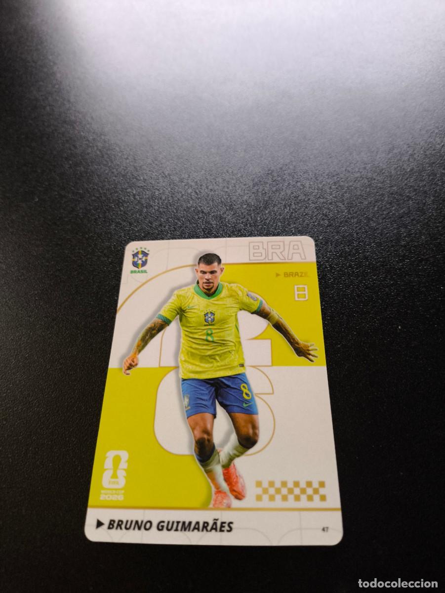 Cromos de f&uacute;tbol: 47 Bruno Guimar&atilde;es BRASIL BRAZIL PANINI KAYOU FIFA WORLD CUP MUNDIAL 2026 NO LIGA ESTE MEGACRACKS