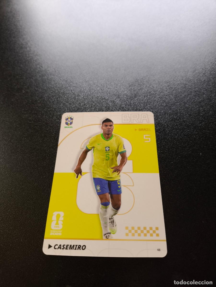 Cromos de f&uacute;tbol: 48 Casemiro BRASIL BRAZIL PANINI KAYOU FIFA WORLD CUP MUNDIAL 2026 NO LIGA ESTE MEGACRACKS