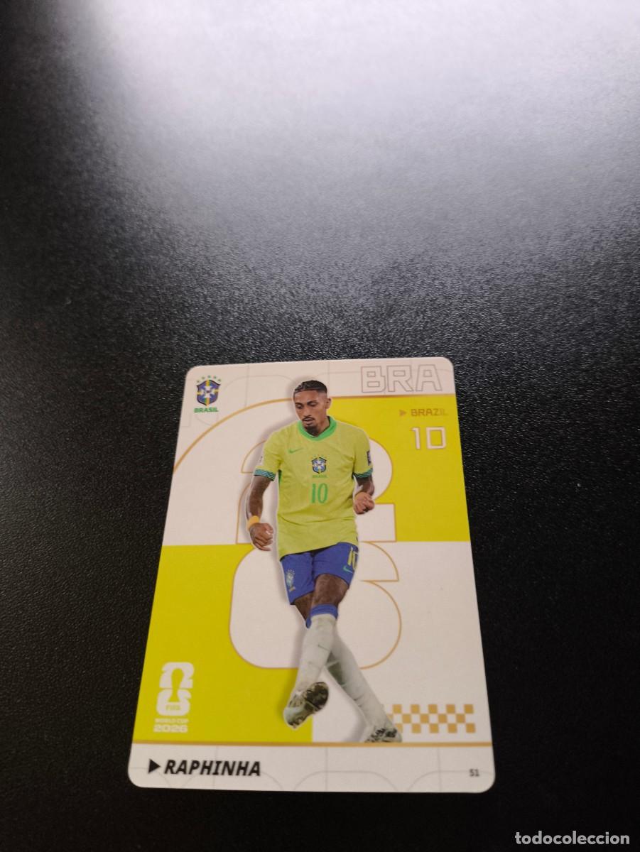 Cromos de f&uacute;tbol: 51 Raphinha BARCELONA BRASIL BRAZIL PANINI KAYOU FIFA WORLD CUP MUNDIAL 2026 NO LIGA ESTE MEGACRACKS