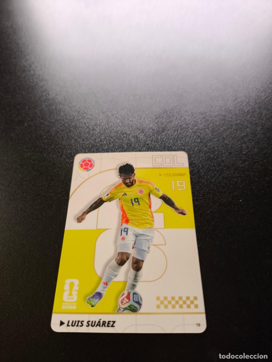 Cromos de f&uacute;tbol: 78 Luis Su&aacute;rez COLOMBIA PANINI KAYOU FIFA WORLD CUP MUNDIAL 2026 NO LIGA ESTE MEGACRACKS
