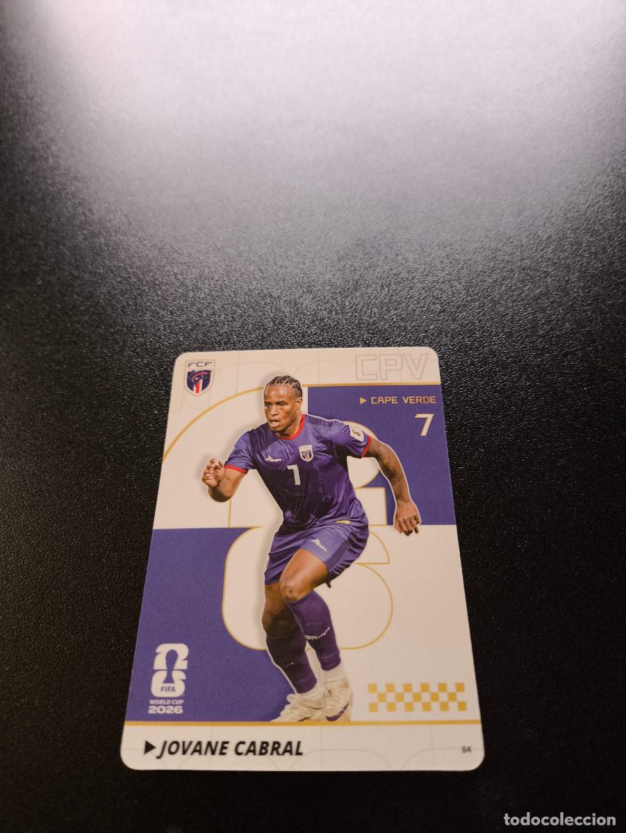 Cromos de f&uacute;tbol: 84 Jovane Cabral CAPE CABO VERDE PANINI KAYOU FIFA WORLD CUP MUNDIAL 2026 NO LIGA ESTE MEGACRACKS