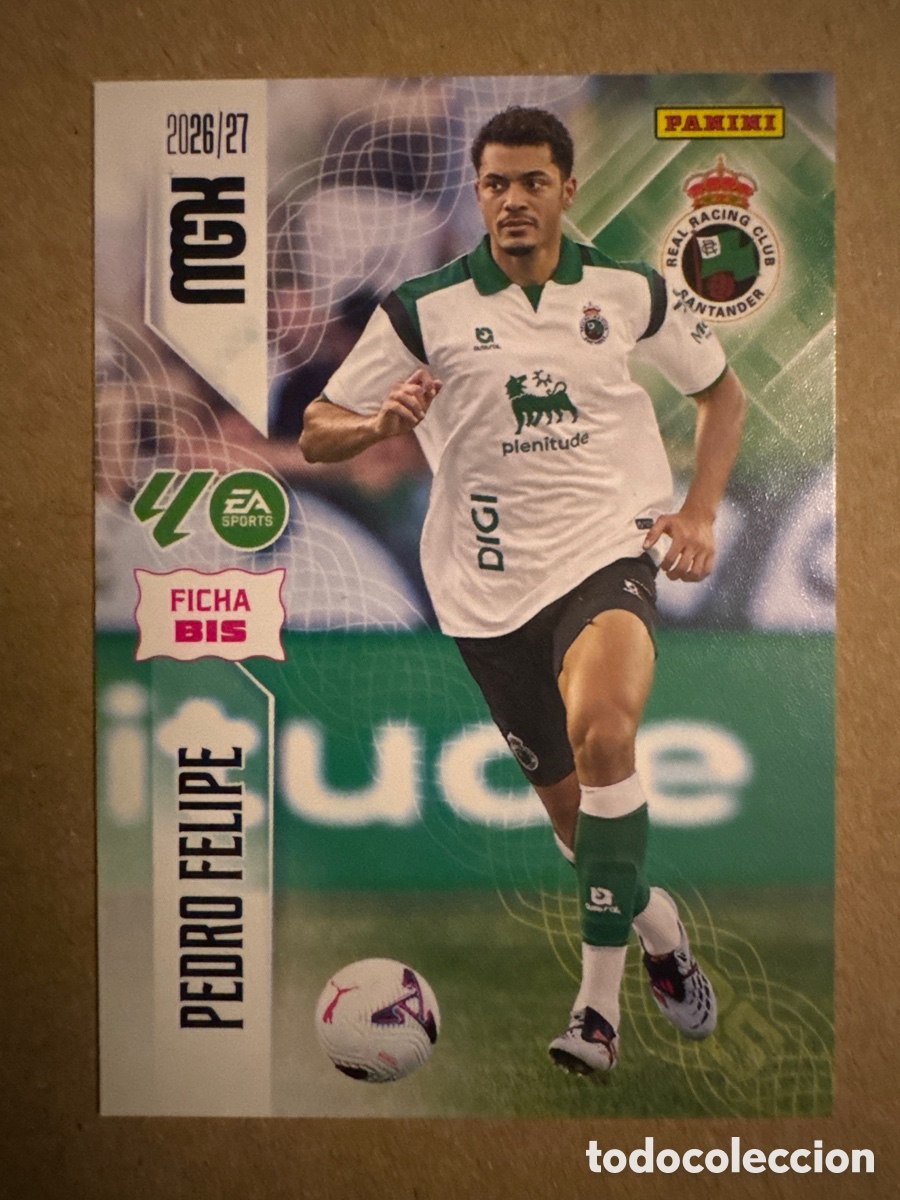 Cromos de f&uacute;tbol: # BIS 277 Pedro Felipe Racing Santander Megacracks 26 27 2026 2027 2 Segunda 2a 2&ordf; Edici&oacute;n