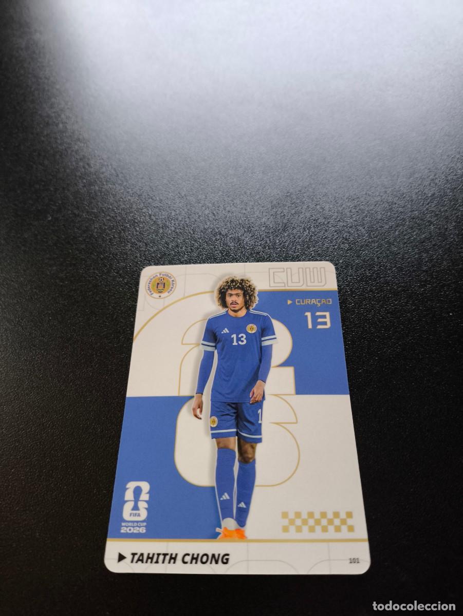 Cromos de f&uacute;tbol: 101 Tahith Chong Cura&ccedil;ao PANINI KAYOU FIFA WORLD CUP MUNDIAL 2026 NO LIGA ESTE MEGACRACKS