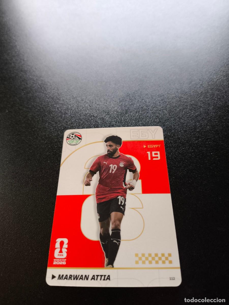 Cromos de f&uacute;tbol: 112 Marwan Attia Egypt PANINI KAYOU FIFA WORLD CUP MUNDIAL 2026 NO LIGA ESTE MEGACRACKS