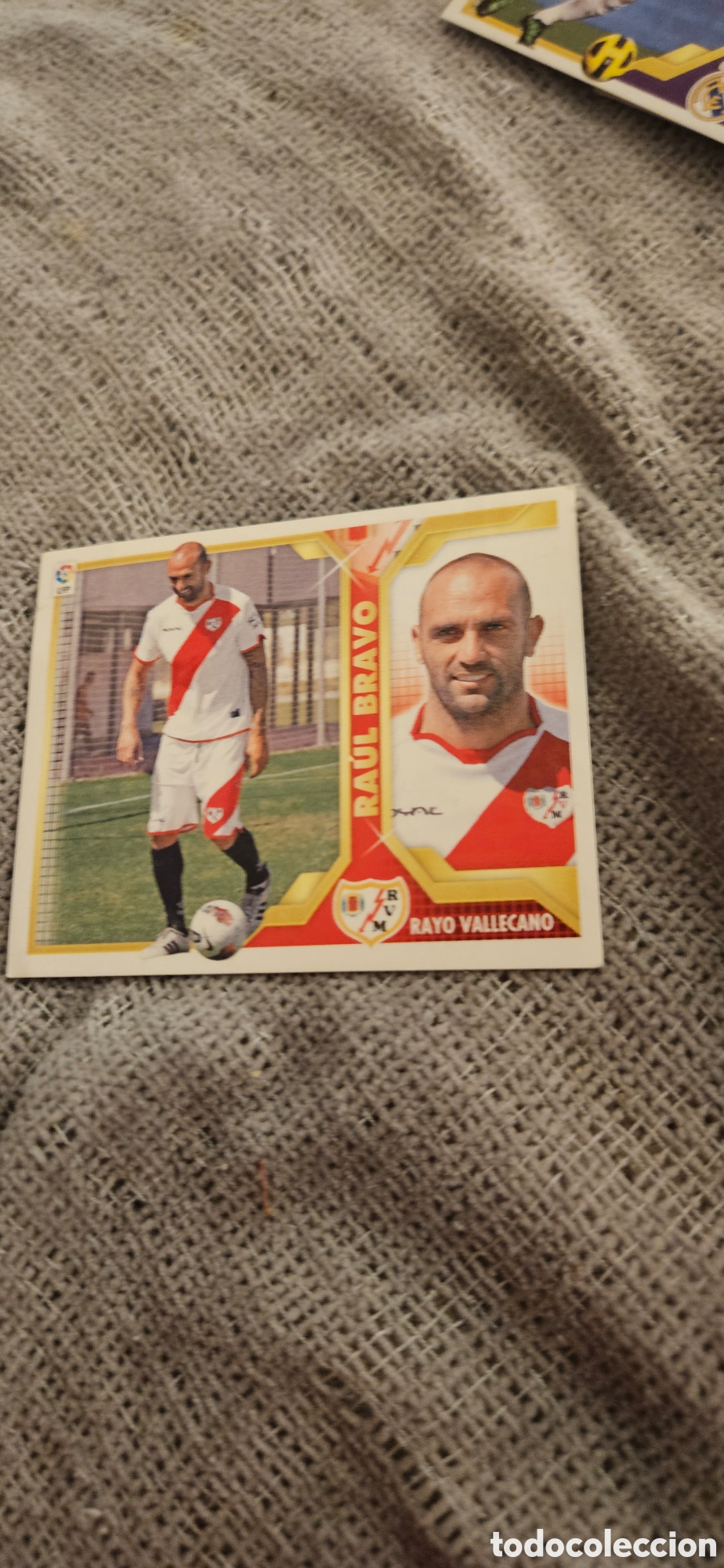Cromos de f&uacute;tbol: Raul bravo coloca rayo vallecano este 2011 2012 11 12 sin pegar