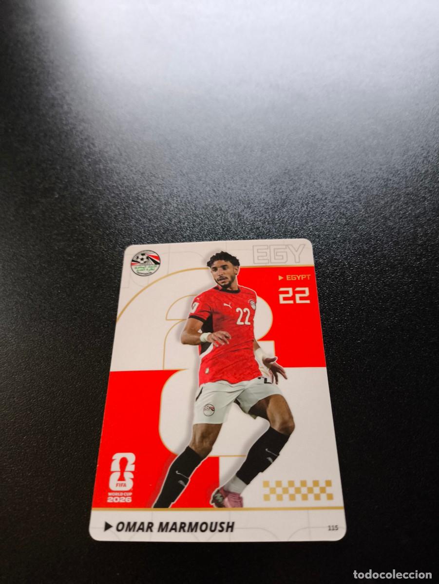 Cromos de f&uacute;tbol: 115 Omar Marmoush Egypt PANINI KAYOU FIFA WORLD CUP MUNDIAL 2026 NO LIGA ESTE MEGACRACKS