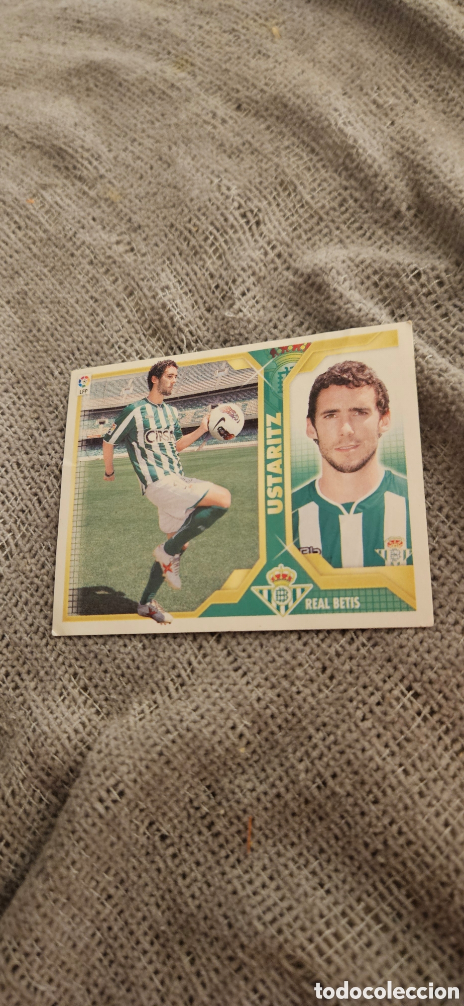 Cromos de f&uacute;tbol: Ustaritz betis coloca este 2011 2012 11 12 - Foto 1