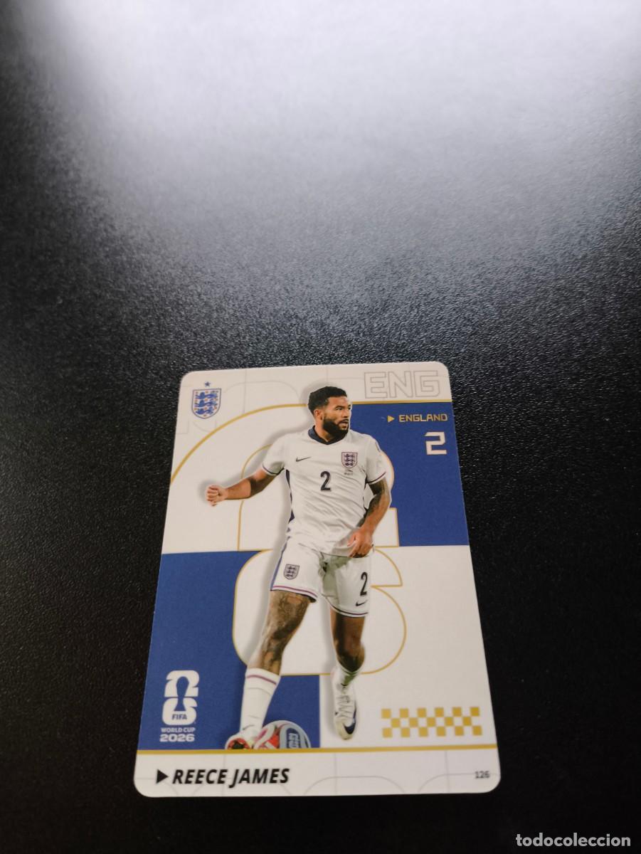 Cromos de f&uacute;tbol: 126 Reece James ENGLAND PANINI KAYOU FIFA WORLD CUP MUNDIAL 2026 NO LIGA ESTE MEGACRACKS