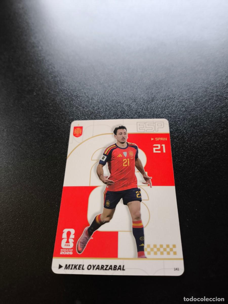 Cromos de f&uacute;tbol: 141 Mikel Oyarzabal ESPA&Ntilde;A PANINI KAYOU FIFA WORLD CUP MUNDIAL 2026 NO LIGA ESTE MEGACRACKS