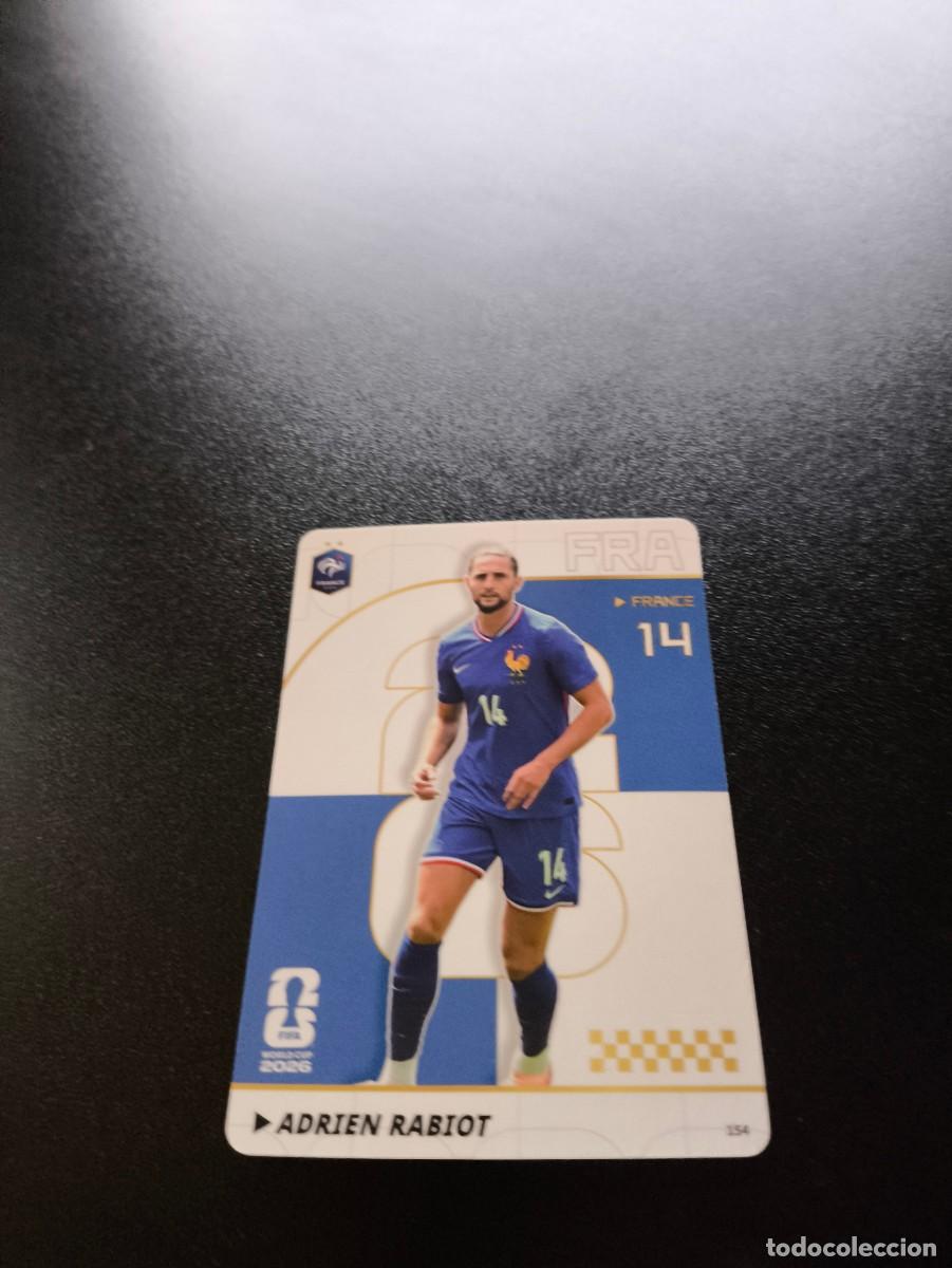 Cromos de f&uacute;tbol: 154 Adrien Rabiot FRANCE PANINI KAYOU FIFA WORLD CUP MUNDIAL 2026 NO LIGA ESTE MEGACRACKS