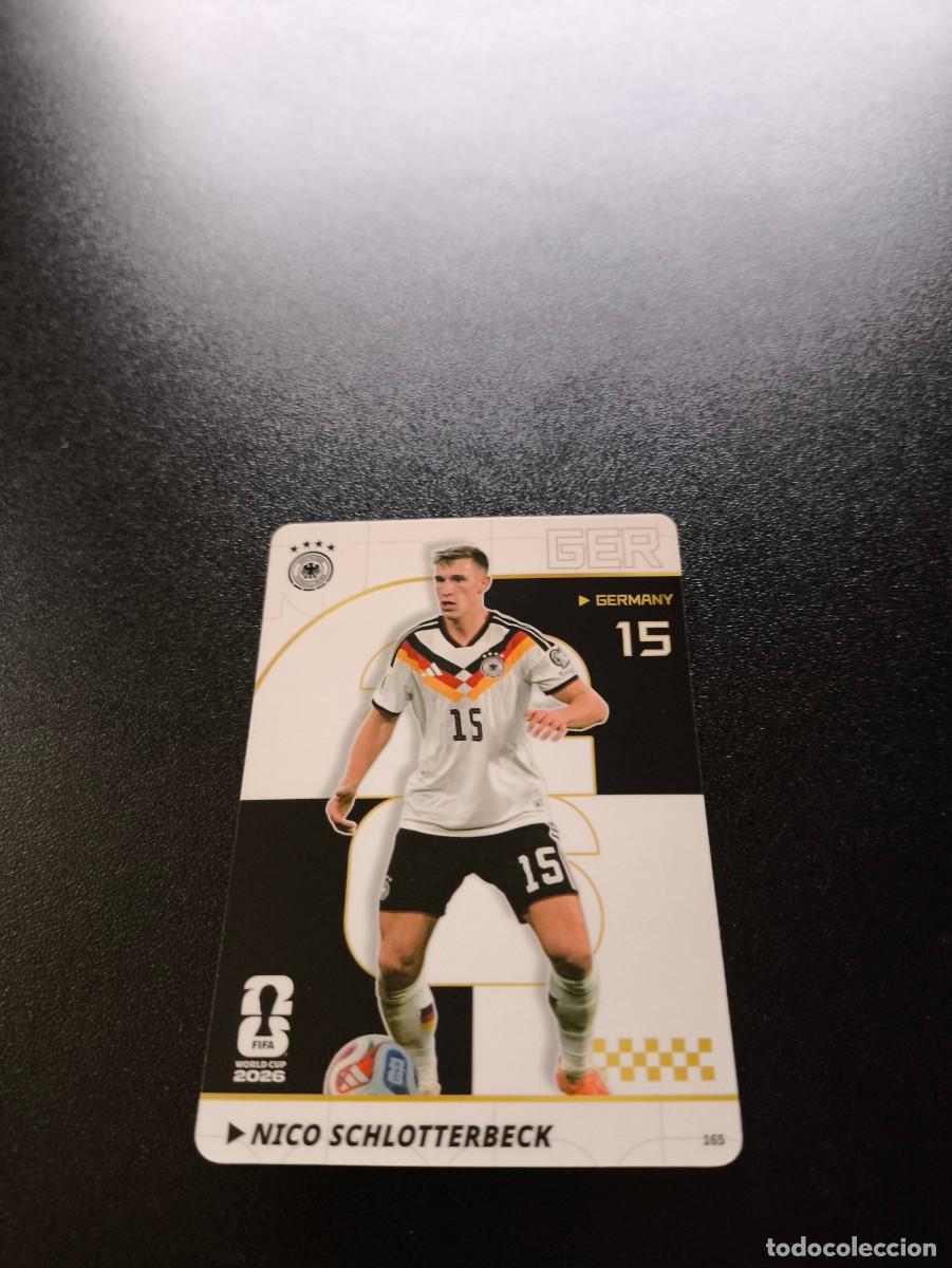 Cromos de f&uacute;tbol: 165 Nico Schlotterbeck GERMANY PANINI KAYOU FIFA WORLD CUP MUNDIAL 2026 NO LIGA ESTE MEGACRACKS
