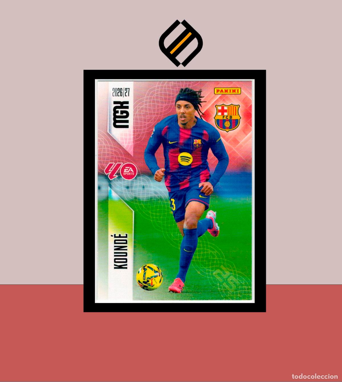 Cromos de f&uacute;tbol: MEGACRACKS 2026 2027 26 27 PANINI N&ordm; 76 KOUND&Eacute; BARCELONA BAR&Ccedil;A COLECCI&Oacute;N ALB&Uacute;M MGK