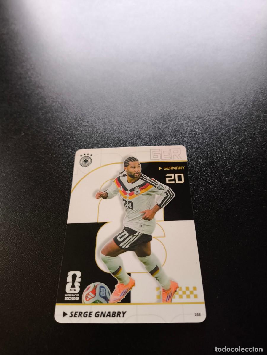 Cromos de f&uacute;tbol: 168 Serge Gnabry GERMANY PANINI KAYOU FIFA WORLD CUP MUNDIAL 2026 NO LIGA ESTE MEGACRACKS
