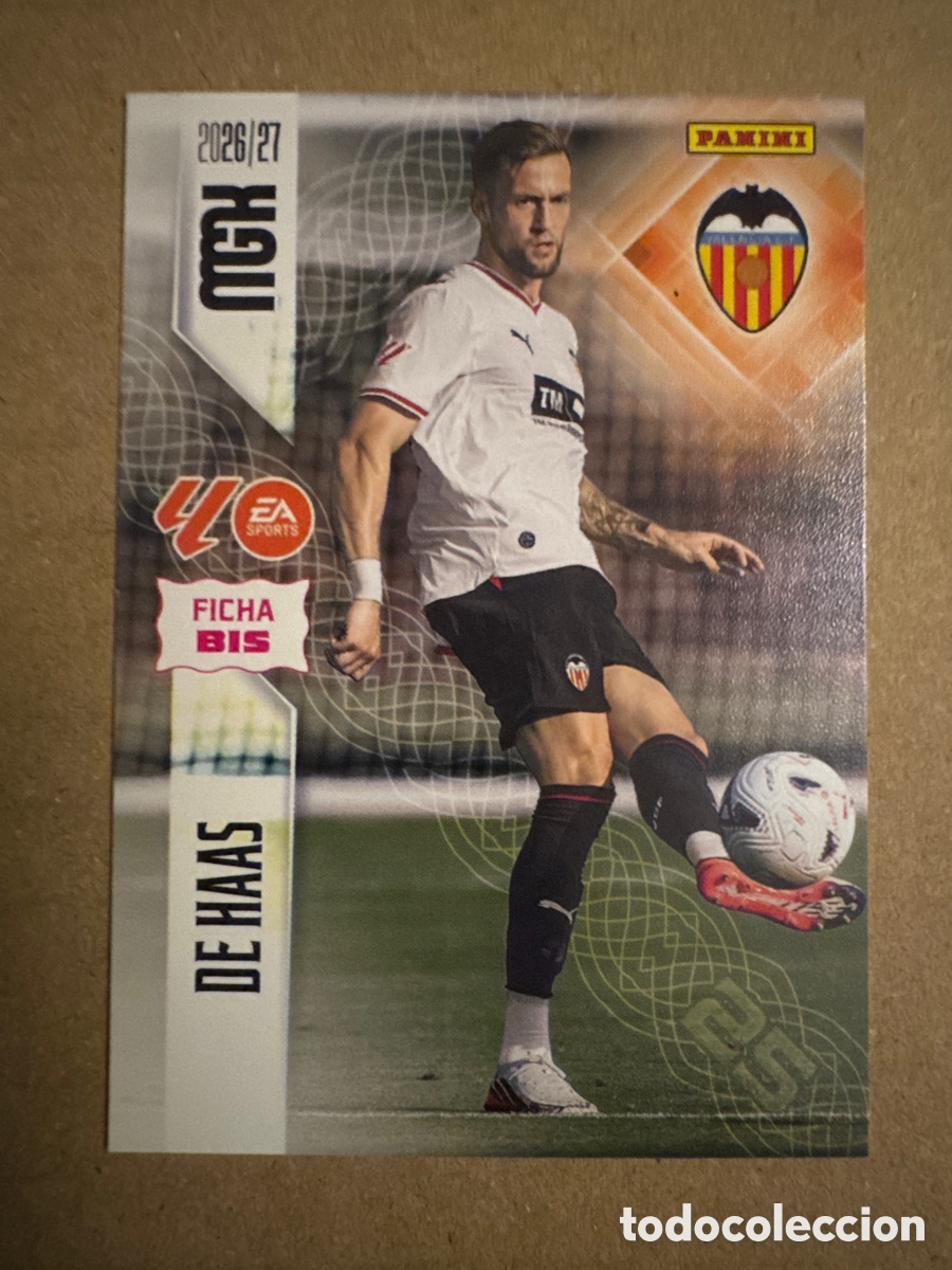Cromos de f&uacute;tbol: # BIS 350 De Haas Valencia Megacracks 26 27 2026 2027 2 Segunda 2a 2&ordf; Edici&oacute;n