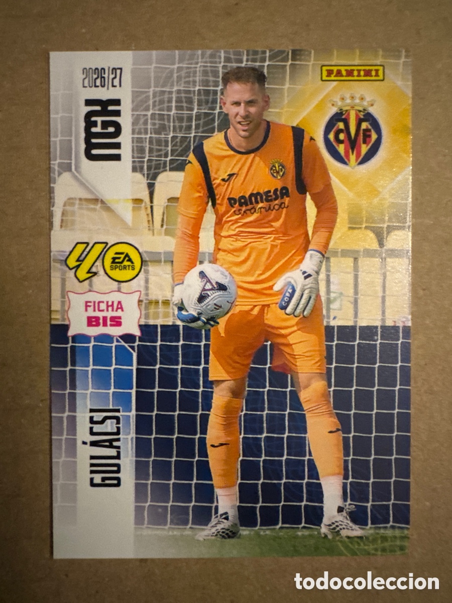Cromos de f&uacute;tbol: # BIS 363 Gulacsi Villarreal Megacracks 26 27 2026 2027 2 Segunda 2a 2&ordf; Edici&oacute;n