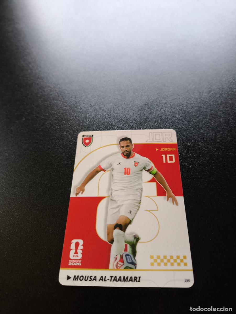 Cromos de f&uacute;tbol: 196 Mousa Al-Taamari JORDAN PANINI KAYOU FIFA WORLD CUP MUNDIAL 2026 NO LIGA ESTE MEGACRACKS