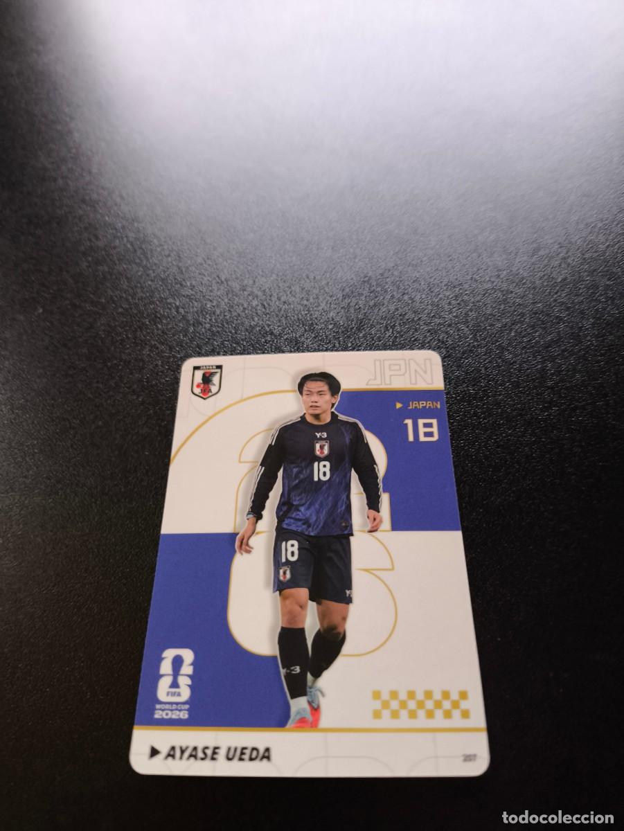 Cromos de f&uacute;tbol: 207 Ayase Ueda JAPAN PANINI KAYOU FIFA WORLD CUP MUNDIAL 2026 NO LIGA ESTE MEGACRACKS