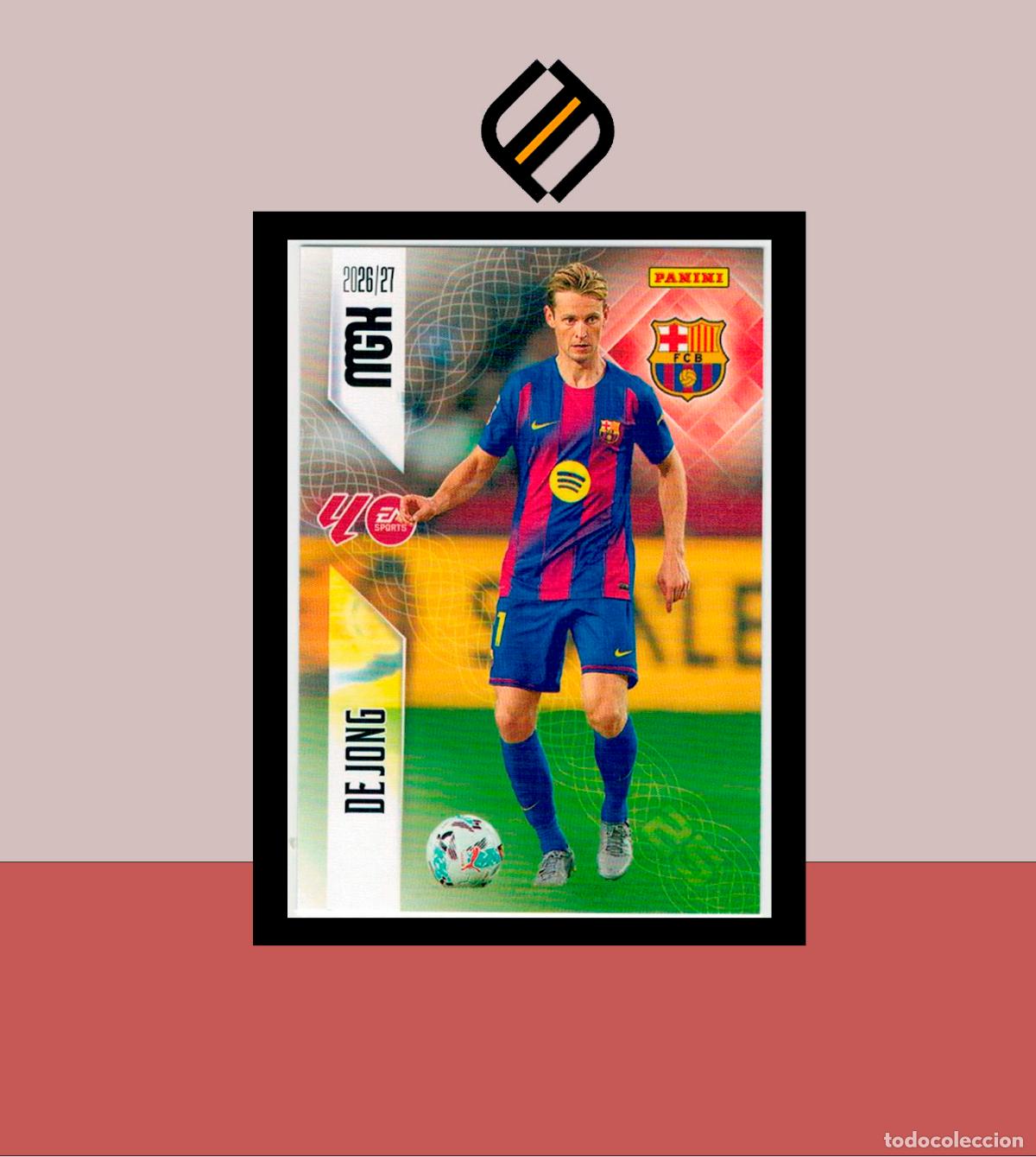 Cromos de f&uacute;tbol: MEGACRACKS 2026 2027 26 27 PANINI N&ordm; 82 DE JONG BARCELONA BAR&Ccedil;A COLECCI&Oacute;N ALB&Uacute;M MGK