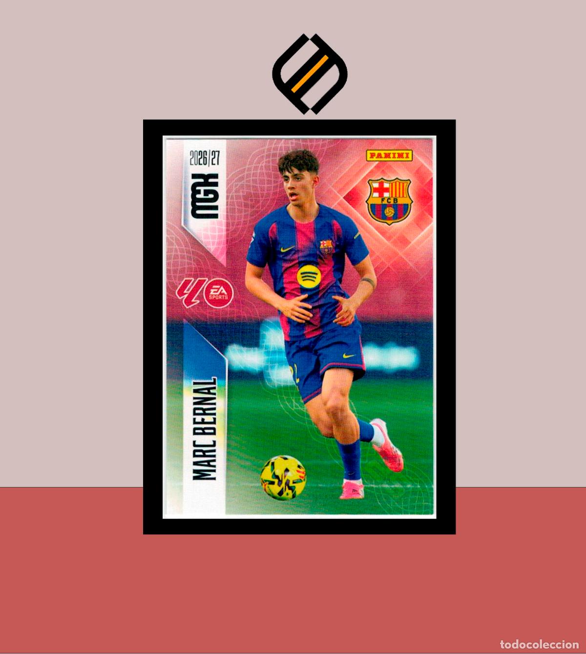 Cromos de f&uacute;tbol: MEGACRACKS 2026 2027 26 27 PANINI N&ordm; 83 MARC BERNAL BARCELONA BAR&Ccedil;A COLECCI&Oacute;N ALB&Uacute;M MGK