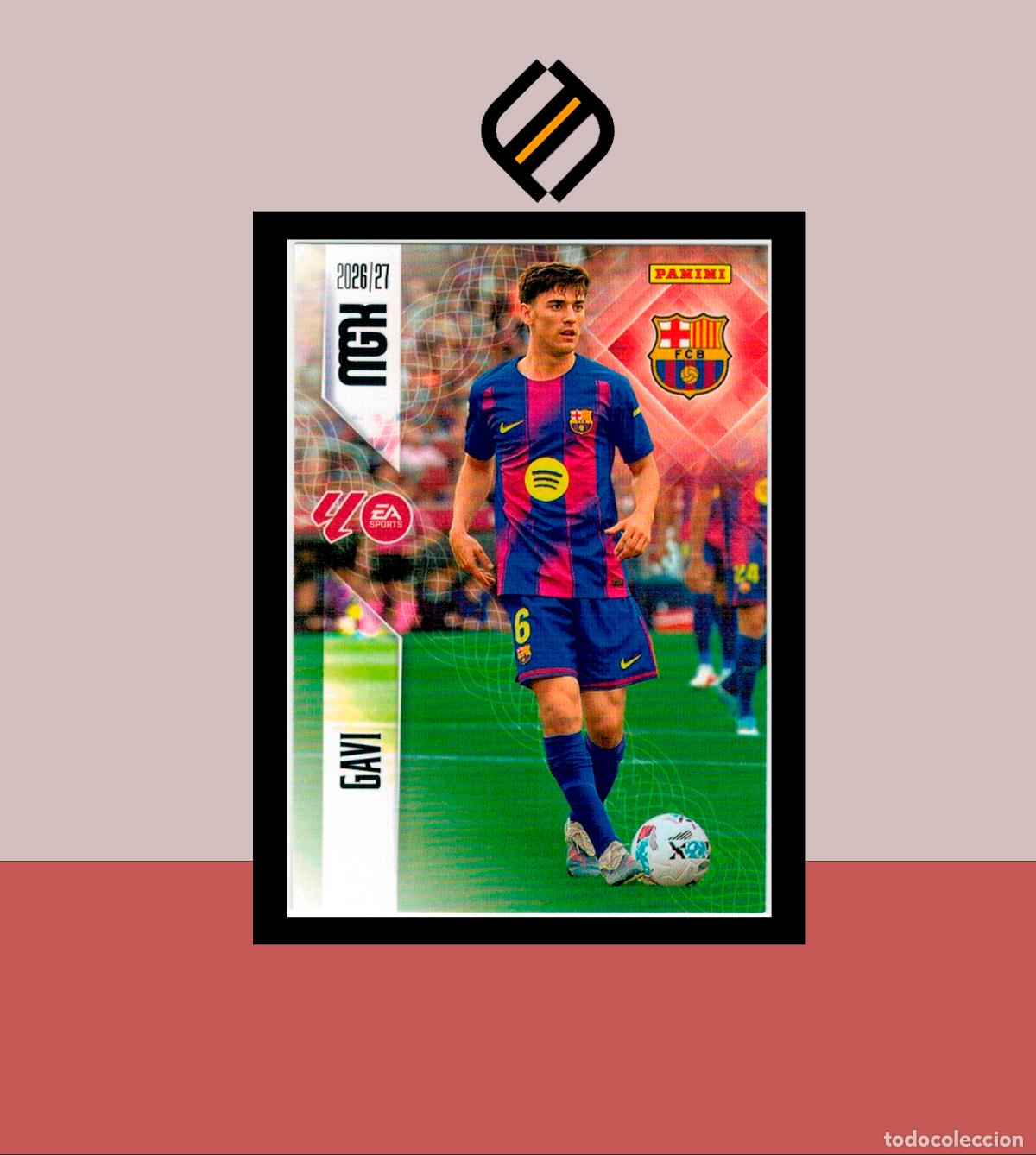 Cromos de f&uacute;tbol: MEGACRACKS 2026 2027 26 27 PANINI N&ordm; 84 GAVI BARCELONA BAR&Ccedil;A COLECCI&Oacute;N ALB&Uacute;M MGK