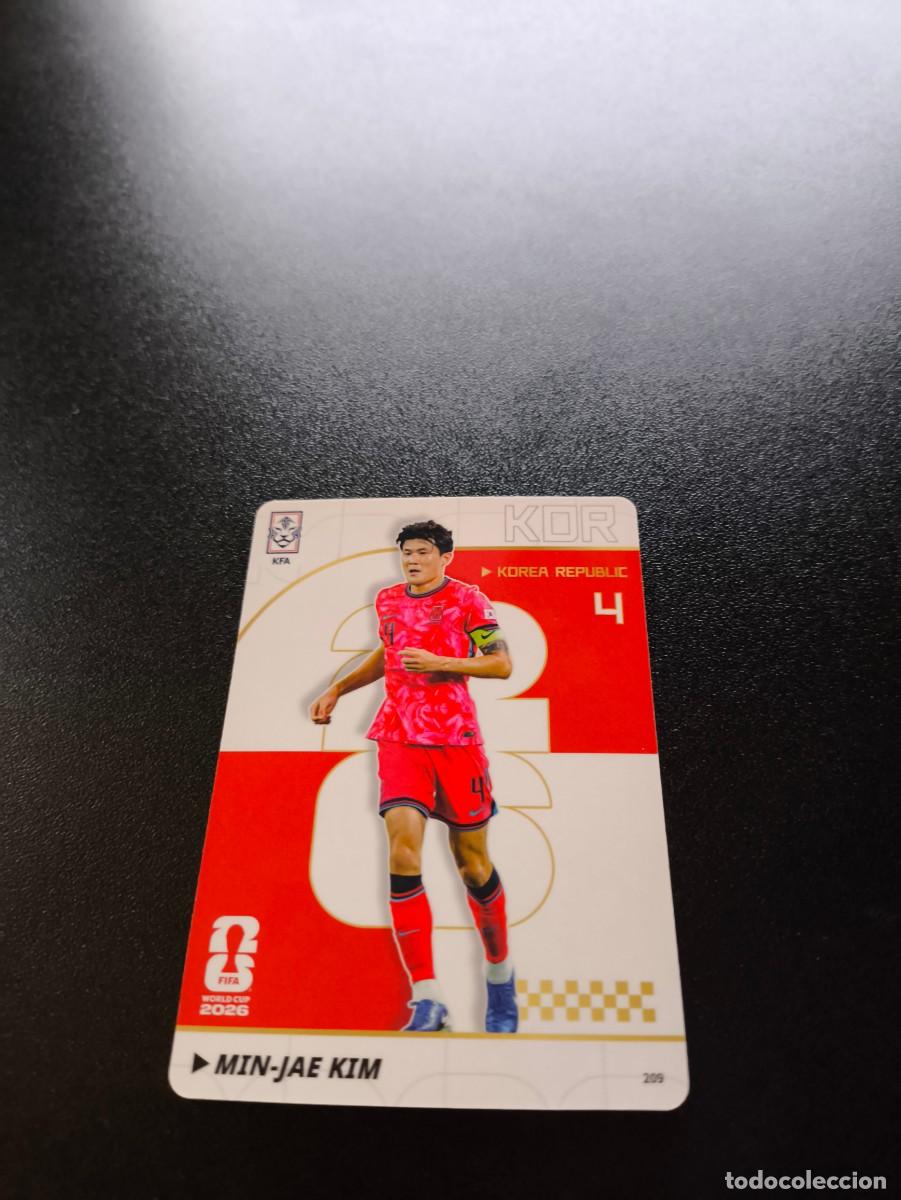 Cromos de f&uacute;tbol: 209 Min-jae Kim KOREA REPUBLIC PANINI KAYOU FIFA WORLD CUP MUNDIAL 2026 NO LIGA ESTE MEGACRACKS