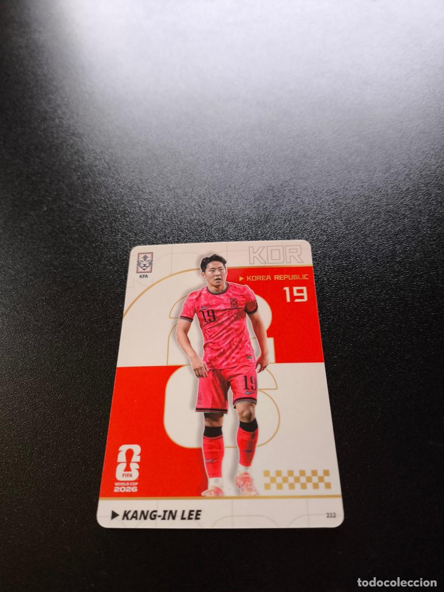 Cromos de f&uacute;tbol: 212 Kang-in Lee KOREA REPUBLIC PANINI KAYOU FIFA WORLD CUP MUNDIAL 2026 NO LIGA ESTE MEGACRACKS