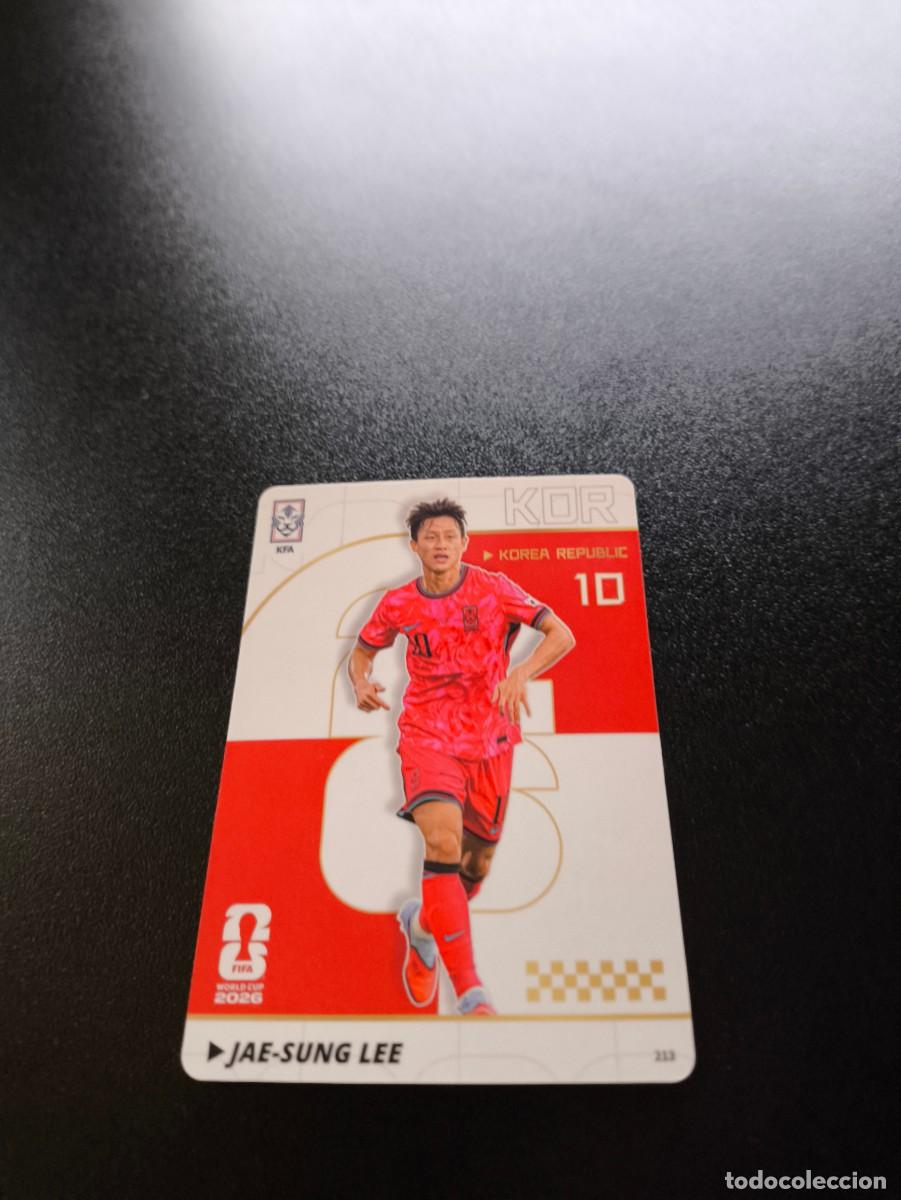 Cromos de f&uacute;tbol: 213 Jae-sung Lee KOREA REPUBLIC PANINI KAYOU FIFA WORLD CUP MUNDIAL 2026 NO LIGA ESTE MEGACRACKS