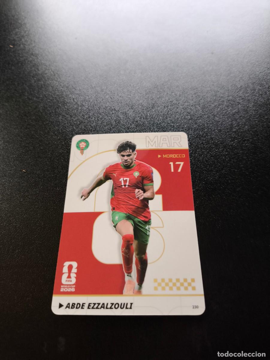 Football Stickers: 230 Abde Ezzalzouli BETIS MOROCCO PANINI KAYOU FIFA WORLD CUP MUNDIAL 2026 NO LIGA ESTE MEGACRACKS