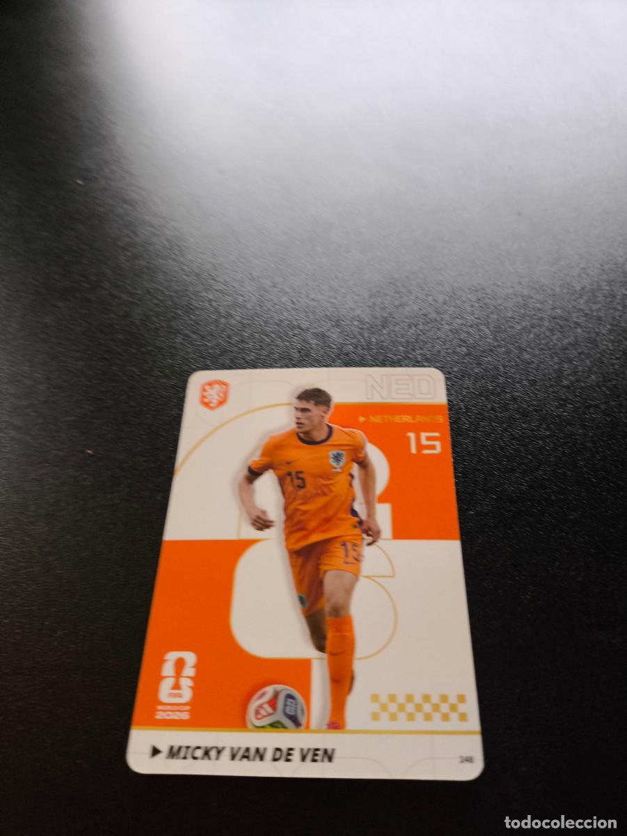 Figurine di Calcio: 248 Micky van de Ven Netherlands PANINI KAYOU FIFA WORLD CUP MUNDIAL 2026 NO LIGA ESTE MEGACRACKS