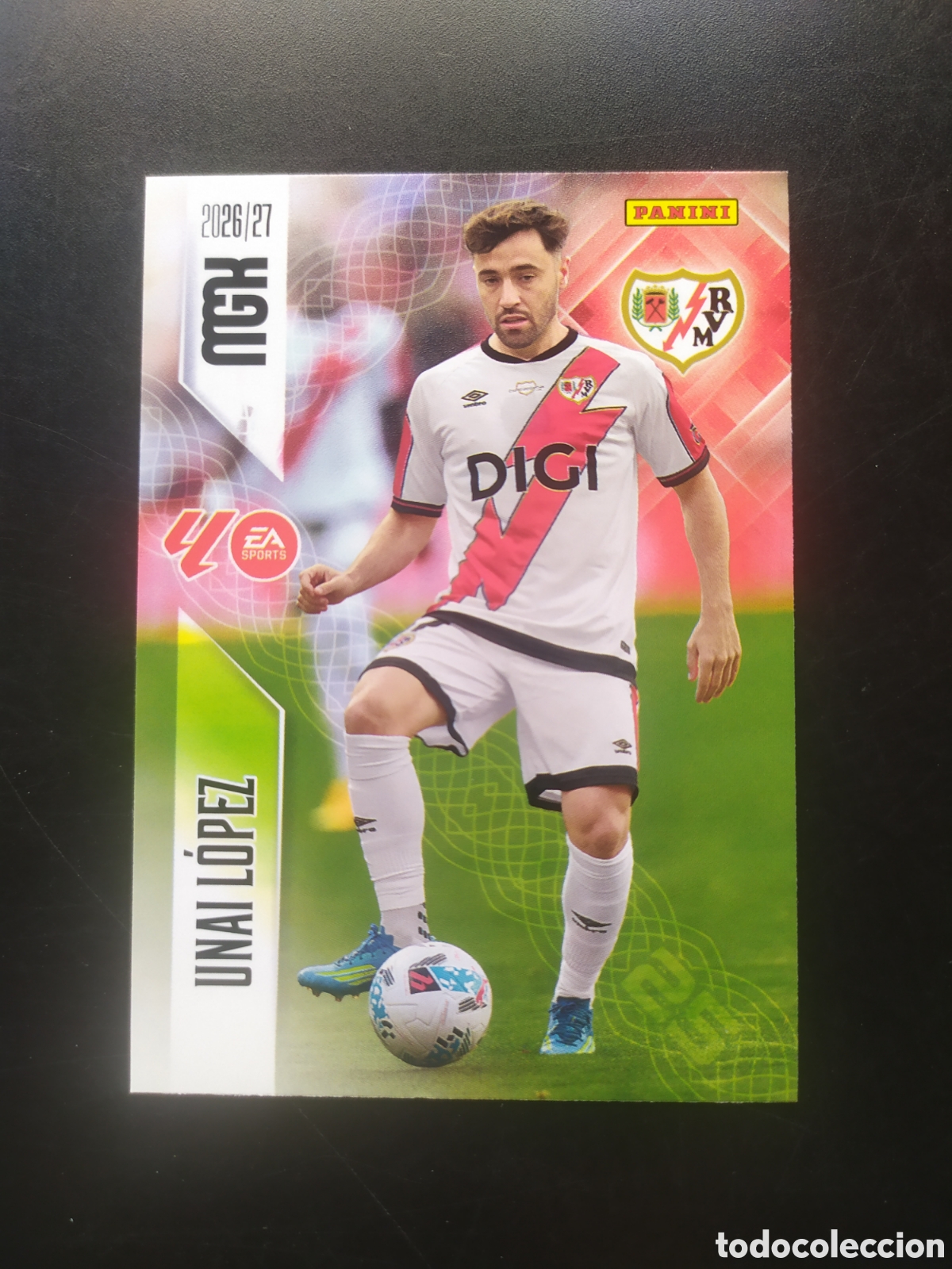 Figurine di Calcio: Megacracks 2026 2027 26 27 panini Unai L&oacute;pez n&deg; 301 Rayo Vallecano