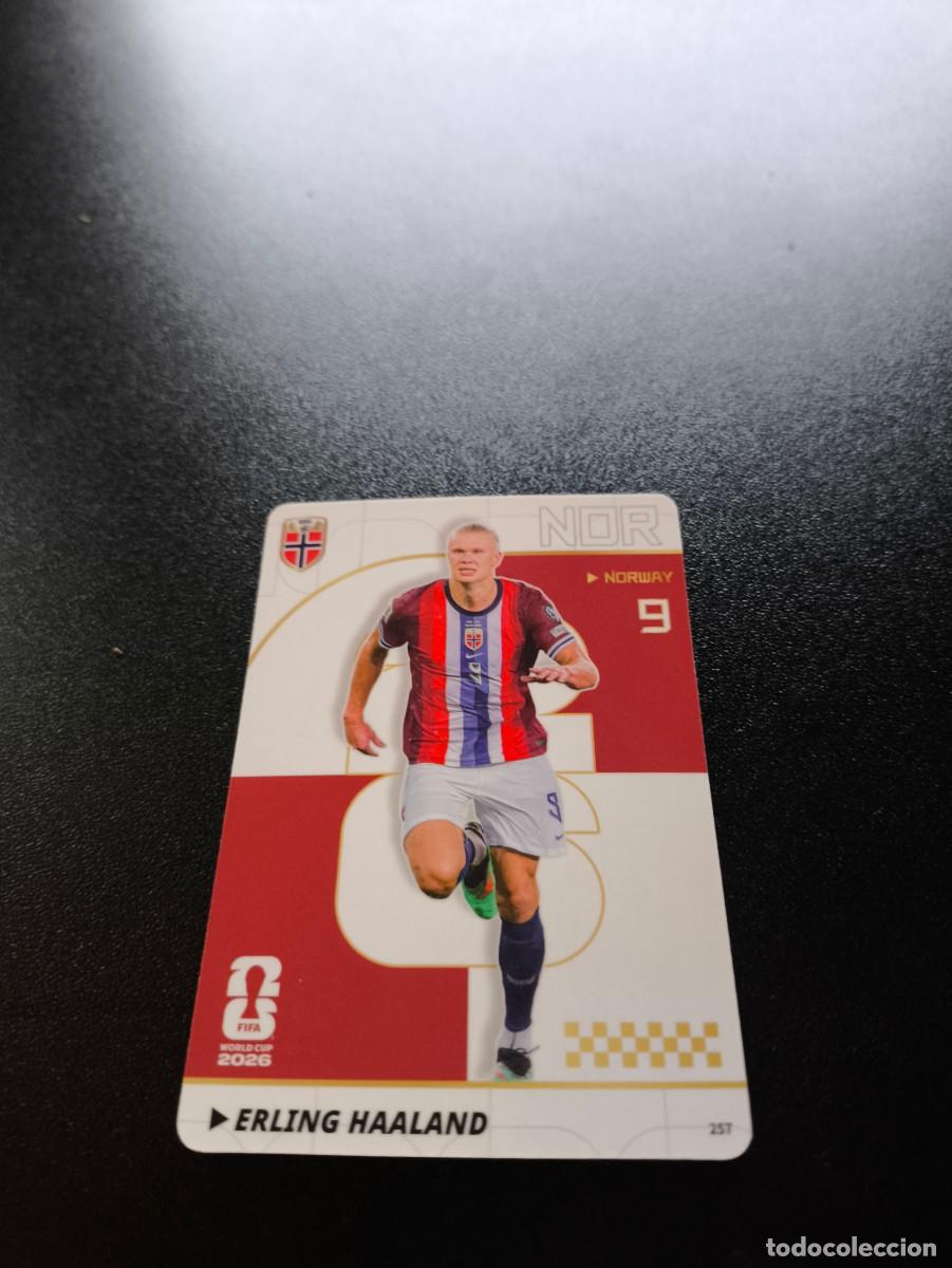 Cromos de f&uacute;tbol: 257 Erling Haaland NORWAY PANINI KAYOU FIFA WORLD CUP MUNDIAL 2026 NO LIGA ESTE MEGACRACKS