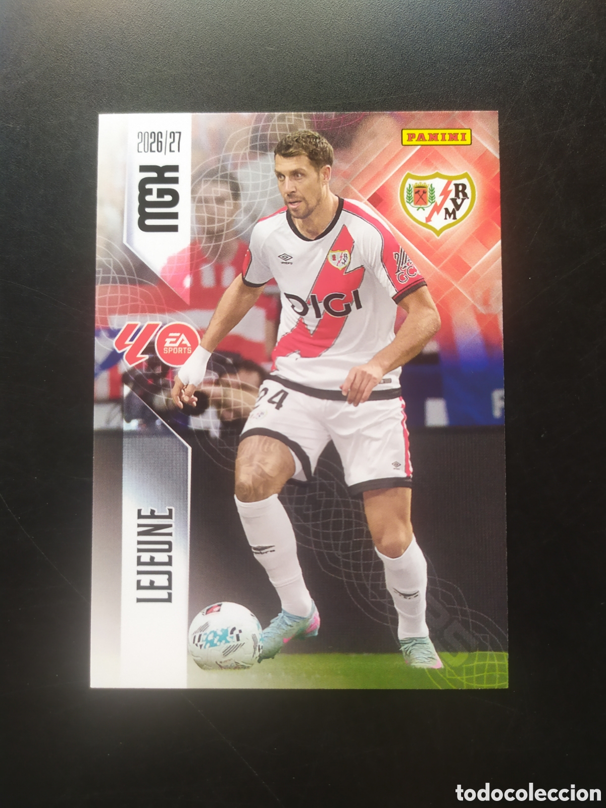 Cromos de f&uacute;tbol: Megacracks 2026 2027 26 27 panini Lejeune n&deg; 294 Rayo Vallecano