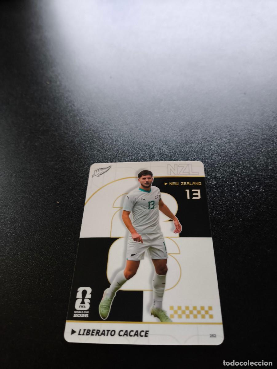 Cromos de f&uacute;tbol: 262 Liberato Cacace New Zealand PANINI KAYOU FIFA WORLD CUP MUNDIAL 2026 NO LIGA ESTE MEGACRACKS