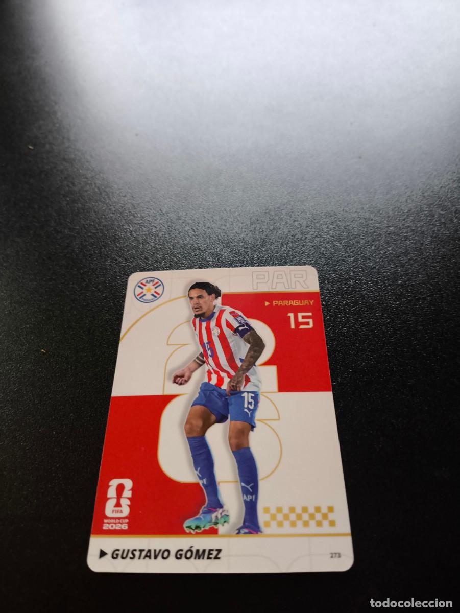 Cromos de f&uacute;tbol: 273 Gustavo G&oacute;mez PARAGUAY PANINI KAYOU FIFA WORLD CUP MUNDIAL 2026 NO LIGA ESTE MEGACRACKS