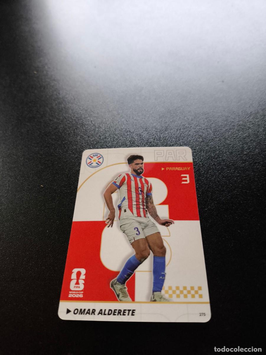 Cromos de f&uacute;tbol: 275 Omar Alderete PARAGUAY PANINI KAYOU FIFA WORLD CUP MUNDIAL 2026 NO LIGA ESTE MEGACRACKS