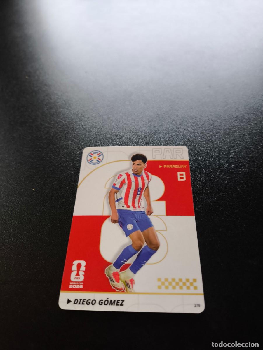 Cromos de f&uacute;tbol: 278 Diego G&oacute;mez PARAGUAY PANINI KAYOU FIFA WORLD CUP MUNDIAL 2026 NO LIGA ESTE MEGACRACKS