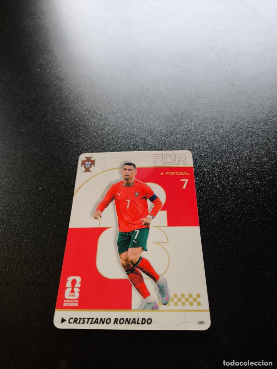 Cromos de f&uacute;tbol: 285 Cristiano Ronaldo PORTUGAL PANINI KAYOU FIFA WORLD CUP MUNDIAL 2026 NO LIGA ESTE MEGACRACKS